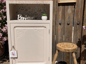 Vente avec paiement en ligne: Confiturier  Art Déco haut/ buffet ou petite armoire 