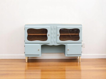 Vente avec paiement en ligne: Buffet Mado vintage Bleu pâle