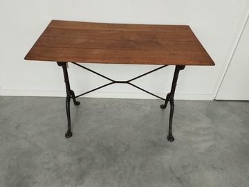 Vente avec paiement en ligne: Table bistrot ancienne