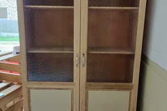 Vente avec paiement en ligne: Armoire bibliothèque vitrée