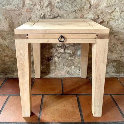 Vente avec paiement en ligne: Table basse extensible en bois exotique