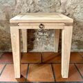 Vente avec paiement en ligne: Table basse extensible en bois exotique