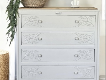 Vente avec paiement en ligne: Commode art déco lin 