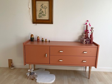 Vente avec paiement en ligne: Buffet enfilade couleur terre cuite