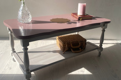 Vente avec paiement en ligne: Table basse vintage rustique et romantique