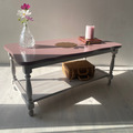 Vente avec paiement en ligne: Table basse vintage rustique et romantique
