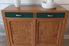 Vente avec paiement en ligne: Buffet en loupe d'orme vert profond