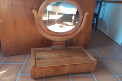 Vente avec paiement en ligne: Psyché ou coiffeuse romantique en noyer