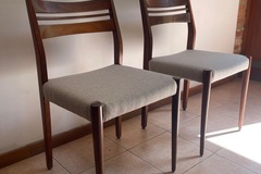 Vente avec paiement en ligne: Paire de chaises vintage esprit scandinave