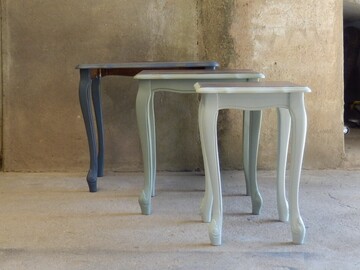 Vente avec paiement en ligne: Trio de tables gigognes