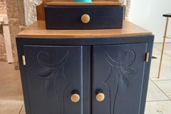 Vente avec paiement en ligne: Chevet bleu profond