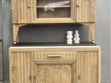 Vente avec paiement en ligne: Buffet deux corps modulable art déco 