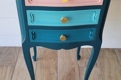 Vente avec paiement en ligne: Table de chevet 3 tiroirs Ecume