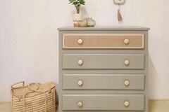 Vente avec paiement en ligne: Commode esprit nature vert de gris