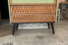 Vente avec paiement en ligne: Commode Isadora bois années 50-70 style scandinave