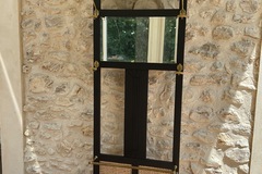 Vente avec paiement en ligne: Porte manteaux Patère bois et laiton