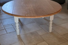 Vente avec paiement en ligne: Table basse ronde avec rabats