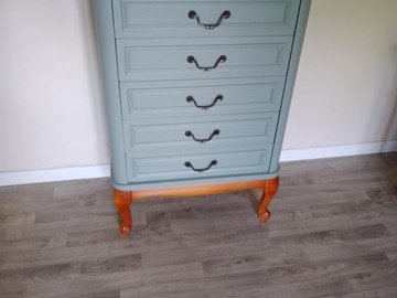 Vente avec paiement en ligne: Chiffonnier 6 Tiroirs Vert Cèdre