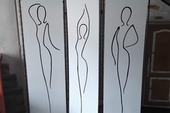 Vente avec paiement en ligne: Paravent artistique en fer forgé