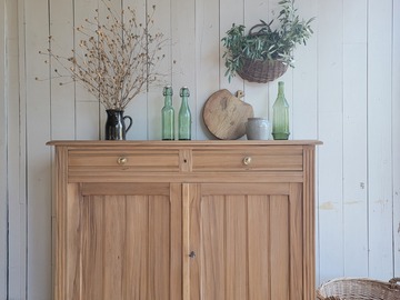 Vente avec paiement en ligne: Buffet merisier ancien rénové bois massif
