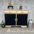 Vente avec paiement en ligne: Buffet Mado relooké noir vintage