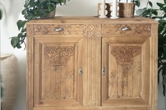 Vente avec paiement en ligne: Buffet Art déco en orme et miel