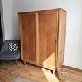 Vente avec paiement en ligne: Armoire vintage années 70 portes coulissantes