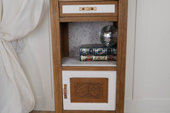 Vente avec paiement en ligne: Table de chevet Art déco en chêne "Tiana"