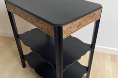 Vente avec paiement en ligne: Console Art Déco noire, 3 plateaux