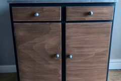 Vente avec paiement en ligne: Buffet Mado Vintage Années 50 Restauré Carbone