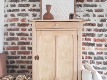 Vente avec paiement en ligne: Buffet parisien restauré décapé huilé authentique