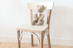 Vente avec paiement en ligne: Chaise Bureau Enfant Baumann Vintage Bois Courbé