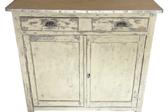 Vente avec paiement en ligne: Buffet parisien bois patiné campagne chic