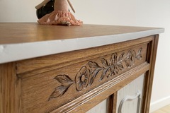 Vente avec paiement en ligne: Confiturier vintage upcyclé ancienne machine à coudre
