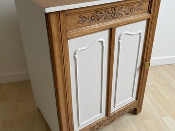 Vente avec paiement en ligne: Confiturier vintage upcyclé ancienne machine à coudre