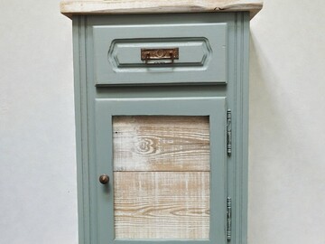 Vente avec paiement en ligne: Confiturier Bohème Vintage Gris Bleuté Patiné