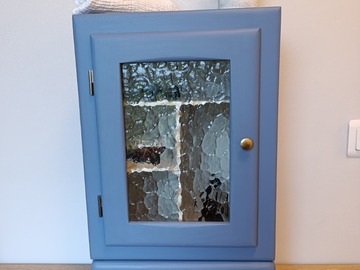 Vente avec paiement en ligne: Armoire de toilette murale Mado vintage bleu