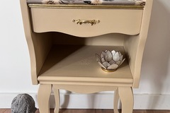 Vente avec paiement en ligne: Table de chevet d’appoint bois campagne chic