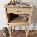 Vente avec paiement en ligne: Table de chevet d’appoint bois campagne chic