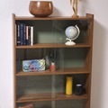 Vente avec paiement en ligne: Bibliothèque Vitrine Vintage Années 60 Bois