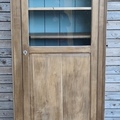 Vente avec paiement en ligne: Vitrine Bonnetière Vintage Restaurée Vert d'eau