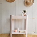 Vente avec paiement en ligne: Console Art Déco restaurée nude tiroir intégré
