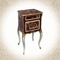 Vente avec paiement en ligne: Meuble baroque français rouge bordeaux doré patiné