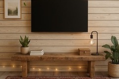 Vente avec paiement en ligne: Meuble TV Banc établi ancien bois massif