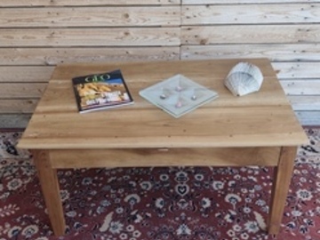 Vente avec paiement en ligne: Table Basse Meled Vintage Rénovée Vernie