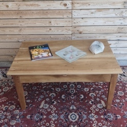 Vente avec paiement en ligne: Table Basse Meled Vintage Rénovée Vernie