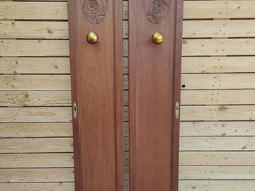 Vente avec paiement en ligne: Porte-manteaux mural en bois upcyclé 