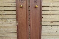 Vente avec paiement en ligne: Porte-manteaux mural en bois upcyclé 