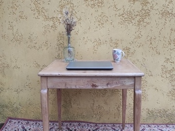 Vente avec paiement en ligne: Table bois naturel polyvalente petits espaces