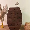 Vente avec paiement en ligne: Commode 12 tiroirs tonneau de vin bois